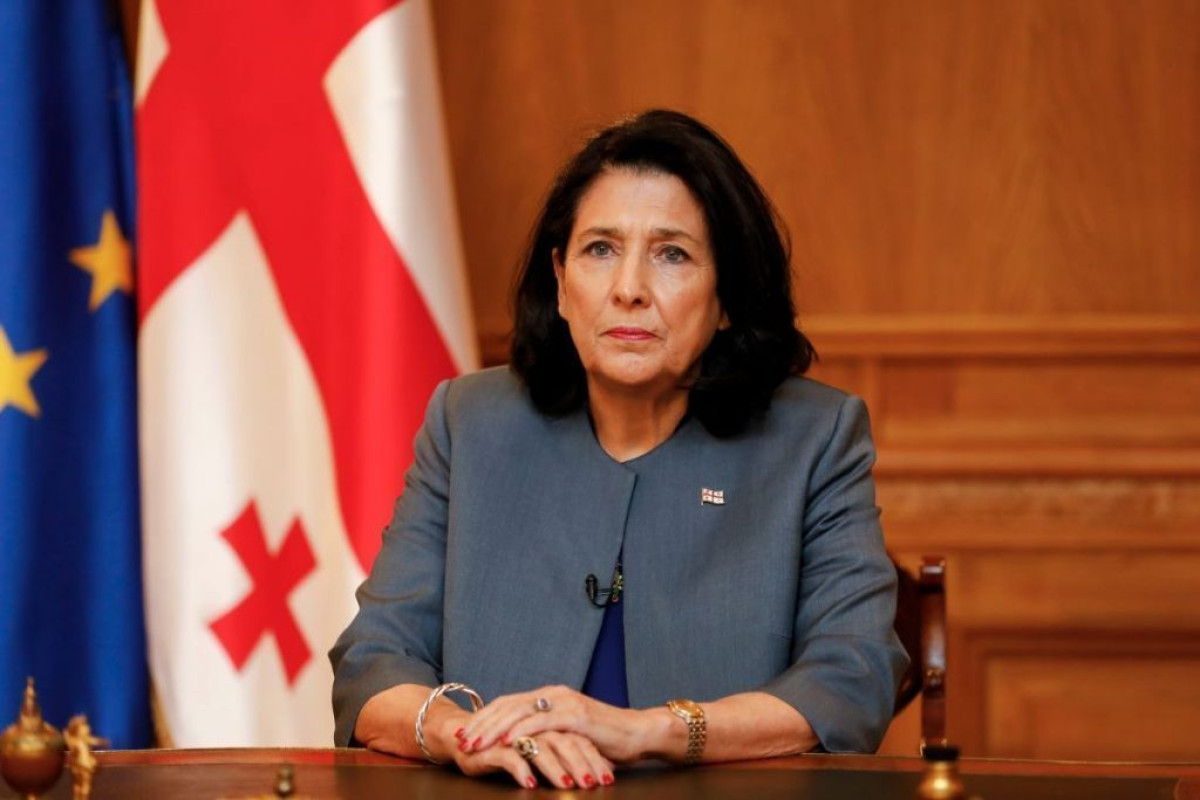 President of the country, Salome Zurabishvili