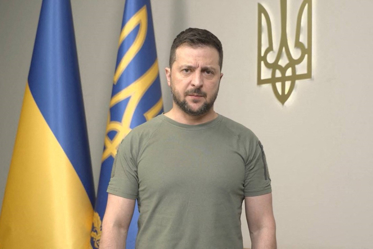 Ukrainian President Volodymyr Zelensky
