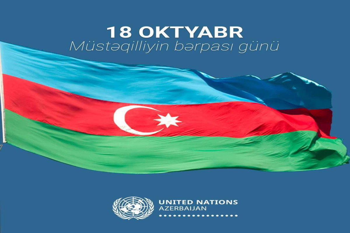 UN congratulates Azerbaijani people on Restoration of Independence