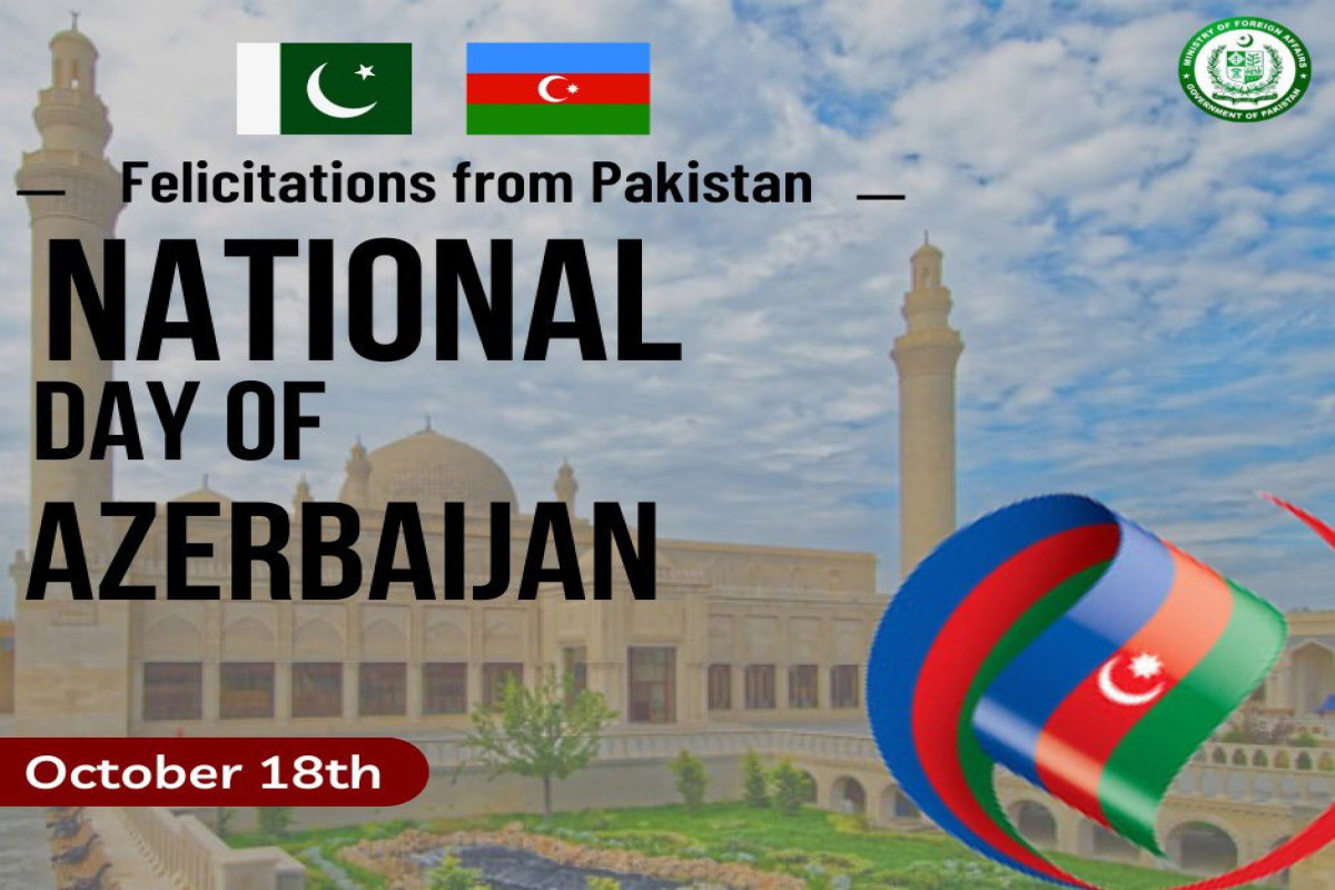 Pakistani MFA congratulates Azerbaijan