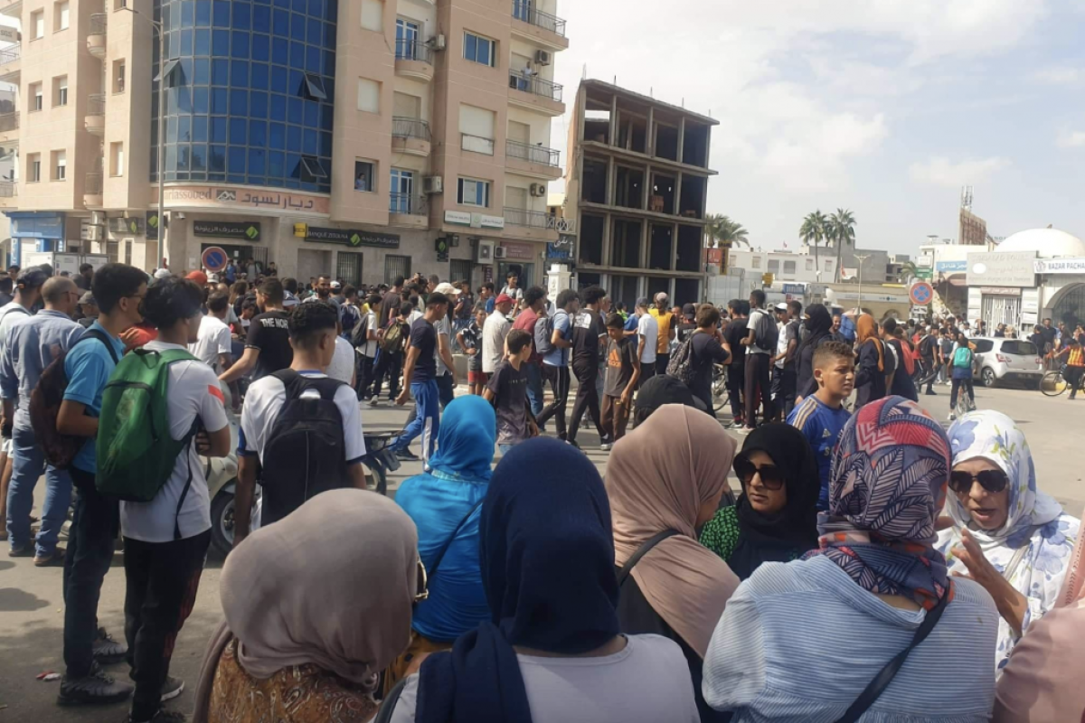 Protests paralyse Tunisian town after migrant deaths