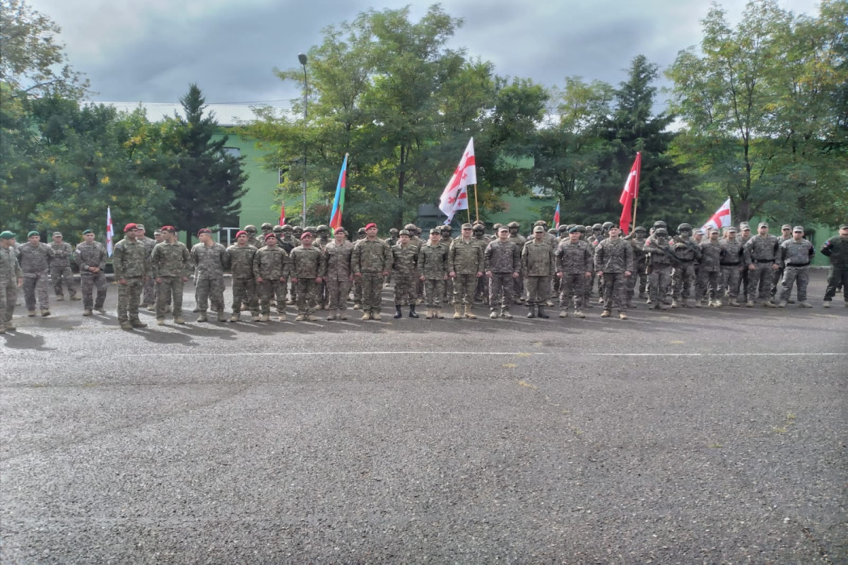Azerbaijani, Turkish, Georgian special forces held exemplary military exercises