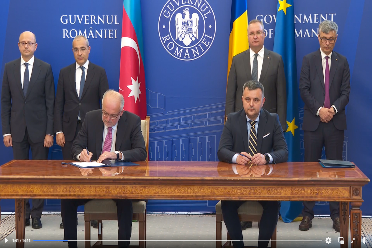 Romgaz and SOCAR ink Memorandum on cooperation