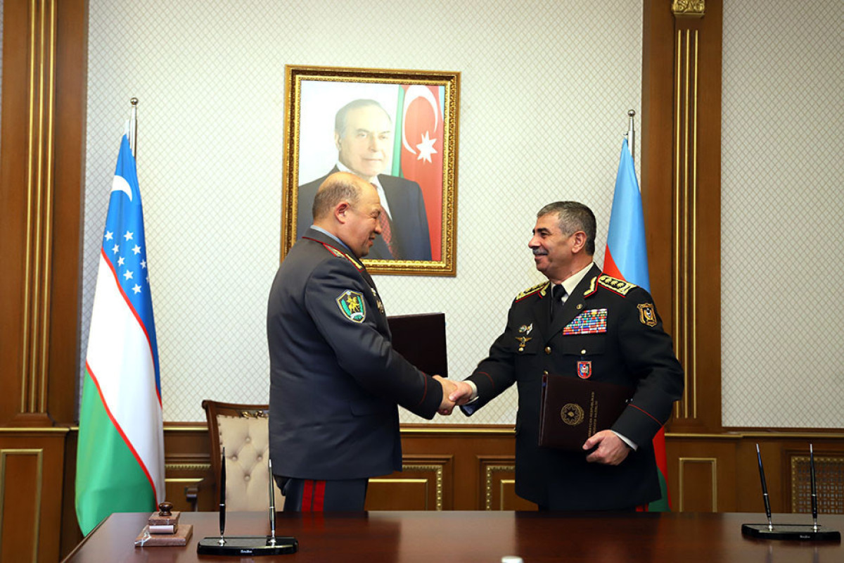Azerbaijani, Uzbek MoDs sign Plan of bilateral cooperation for 2023