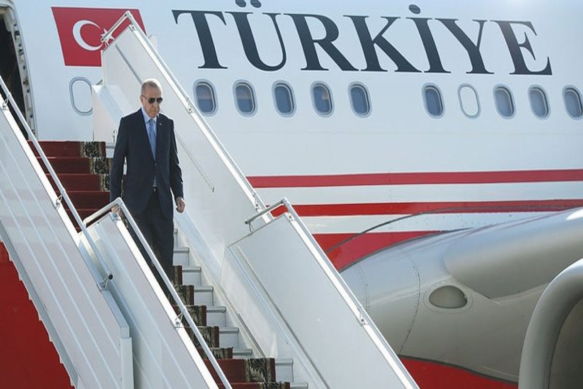 Turkish President’s airplane landed at Zangilan airport