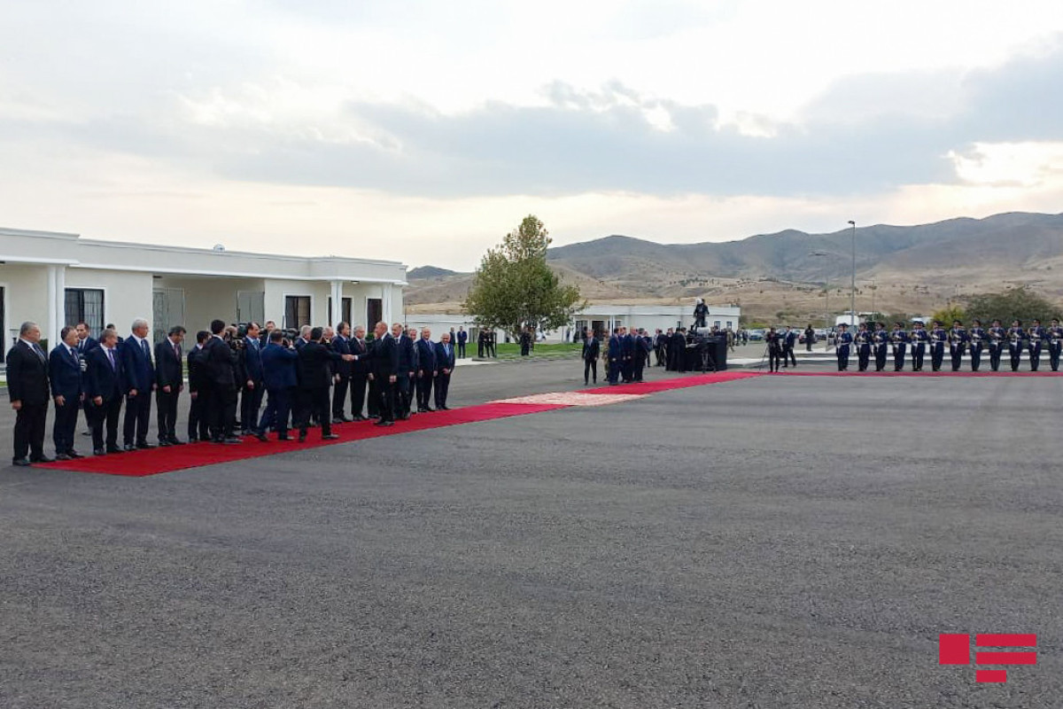 Official welcoming ceremony of Turkish President is being held in Jabrayil