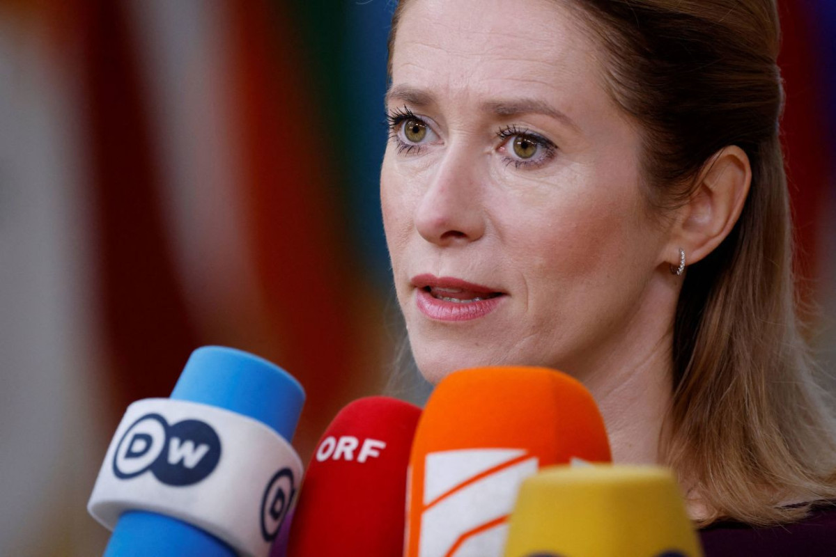 Estonia's Prime Minister Kaja Kallas