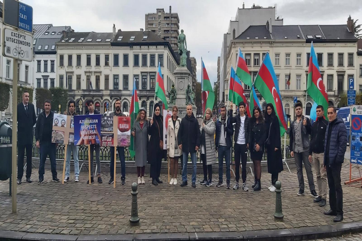 Protest rally held in Brussels against Armenia's military crimes