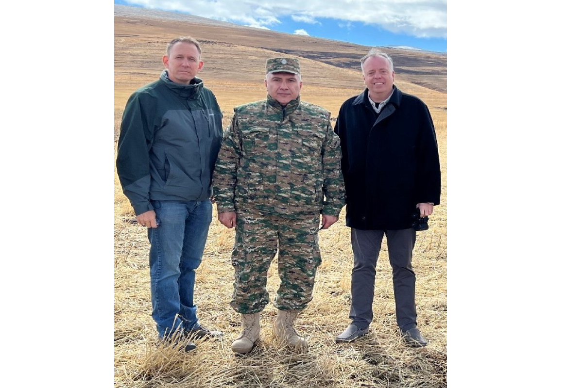 US State Department official visits Armenian-Azerbaijani border