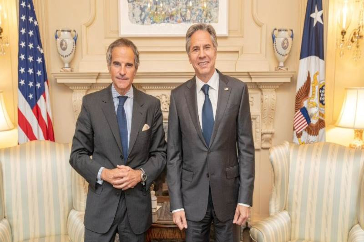 Mariano Grossi, IAEA  Director General and Antony Blinken, US Secretary of State