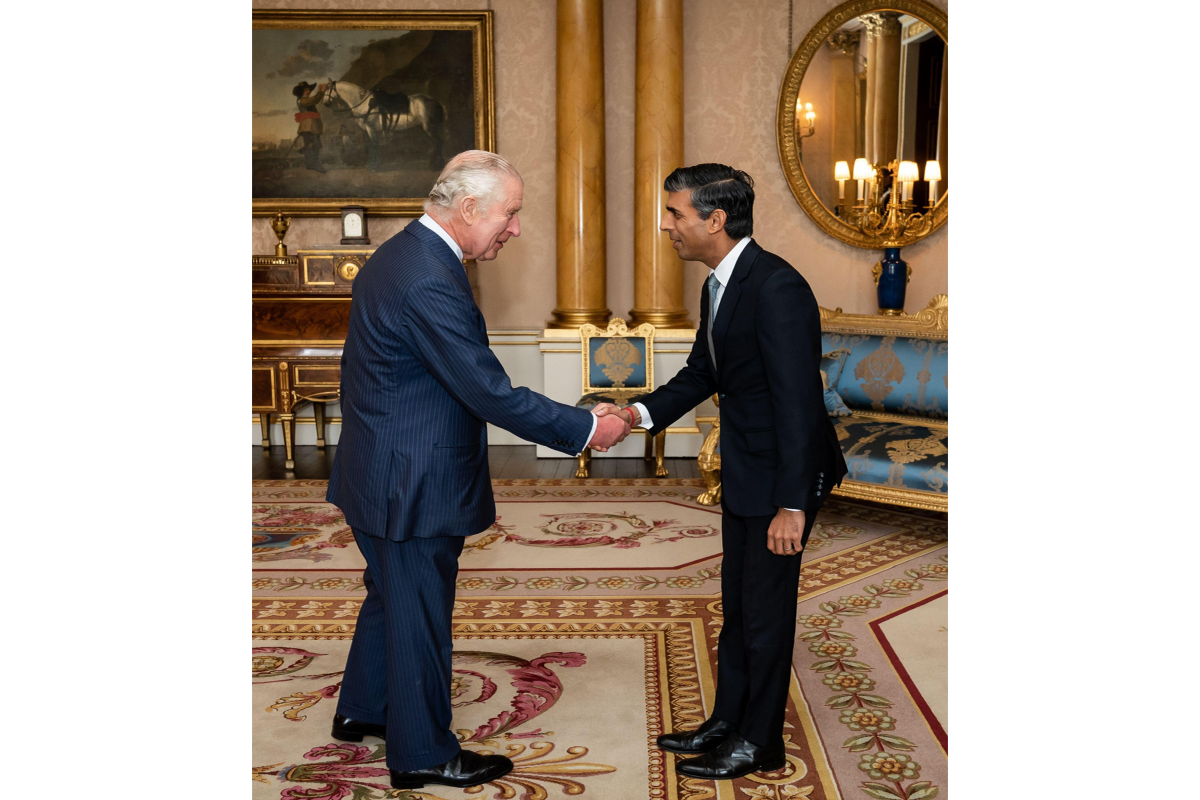 King of Great Britain received Rishi Sunak