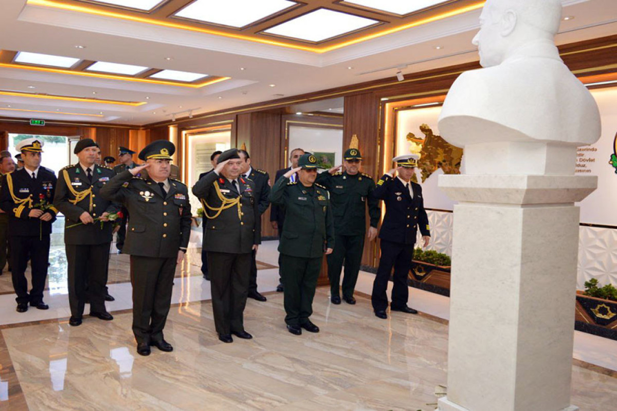Military attachés of foreign countries visited military lyceum-Azerbaijan's MoD