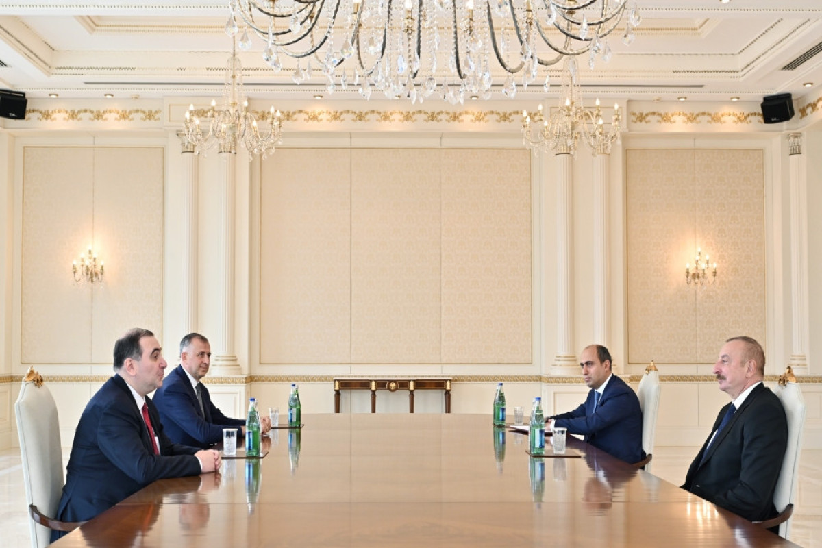 President Ilham Aliyev received Minister of Education and Science of Georgia