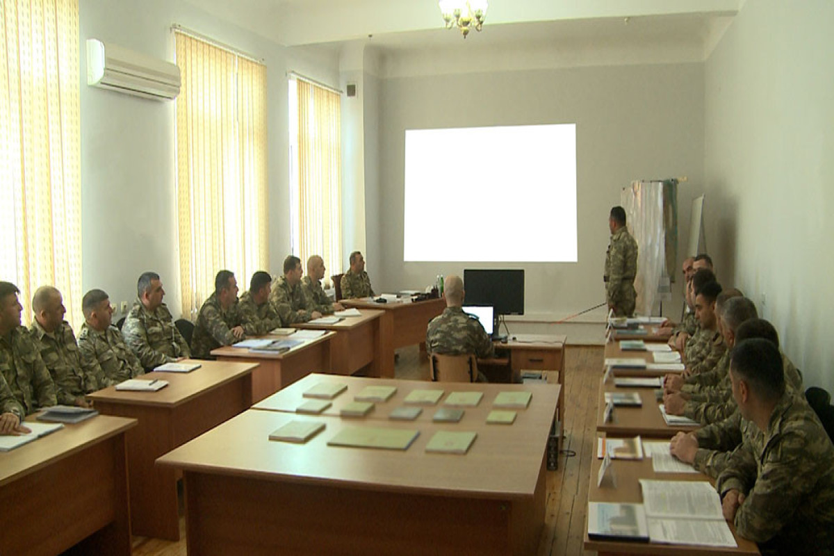 Azerbaijani MoD: Command and staff exercises being held in one of military units