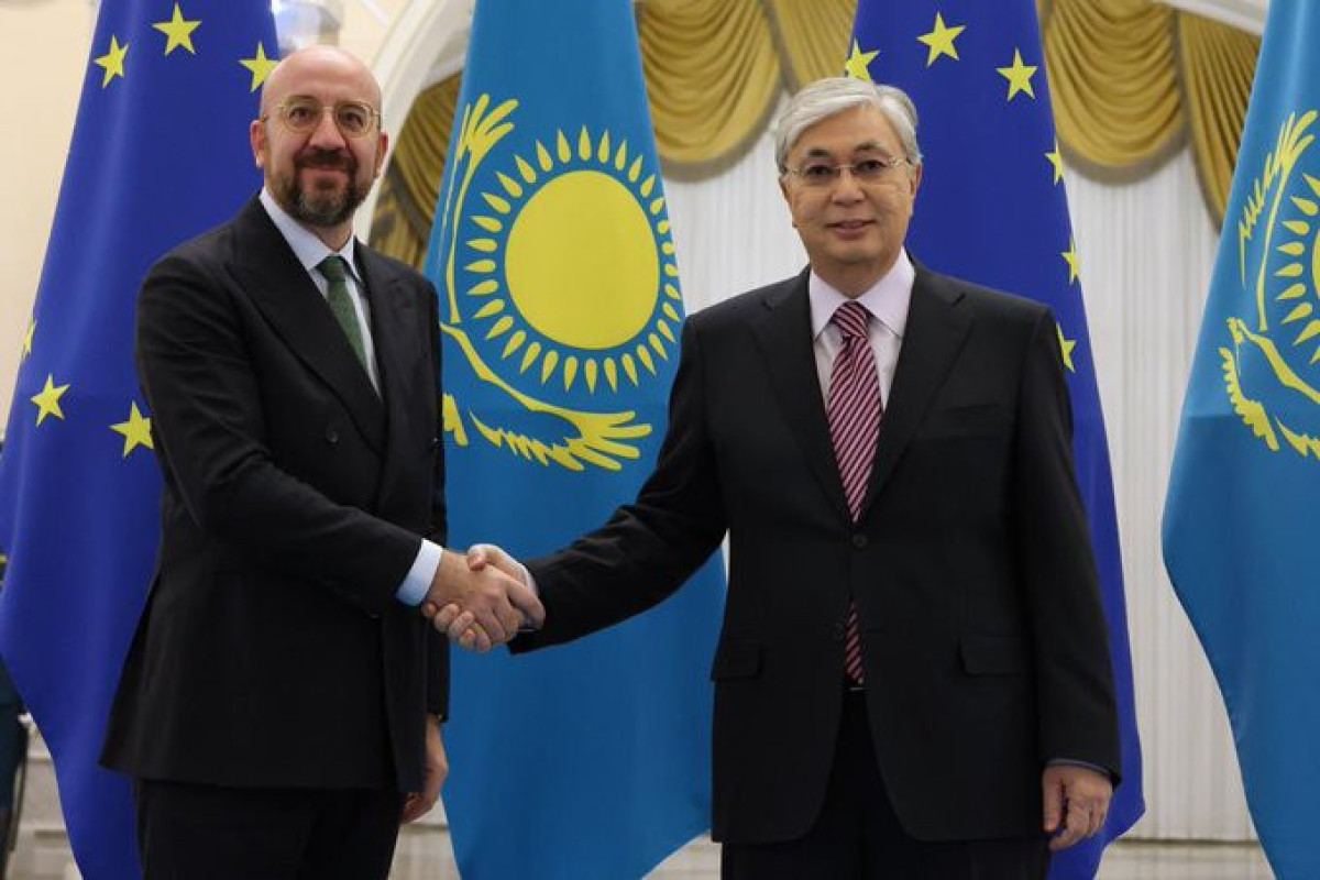 President of Kazakhstan, Mr. Kassym-Jomart Tokayev, and the President of the European Council, Mr. Charles Michel