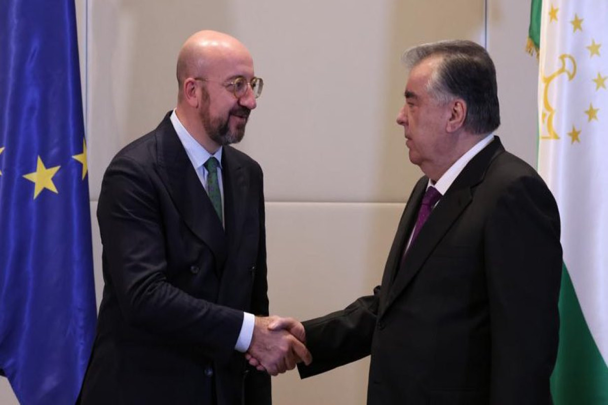 President of the European Council Charles Michel has met with President of Republic of Tajikistan Emomali Rahmon