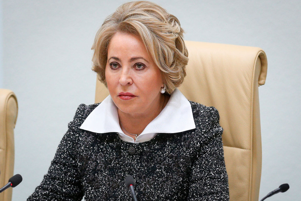 Valentina Matviyenko, Chairwoman of the Federation Council of the Federal Assembly of Russia
