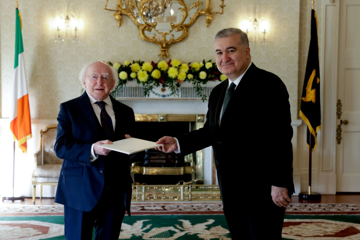 Azerbaijani Ambassador presents his credentials to Irish President -PHOTO -VIDEO 