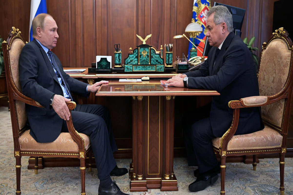 Vladimir Putin,Sergei Shoigu