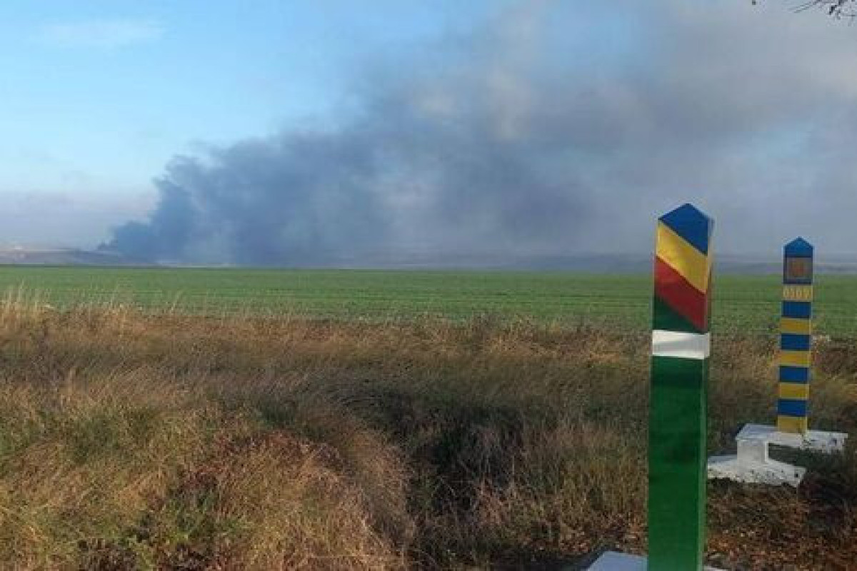 Debris from an intercepted Russian missile also struck a village in Moldova, officials say