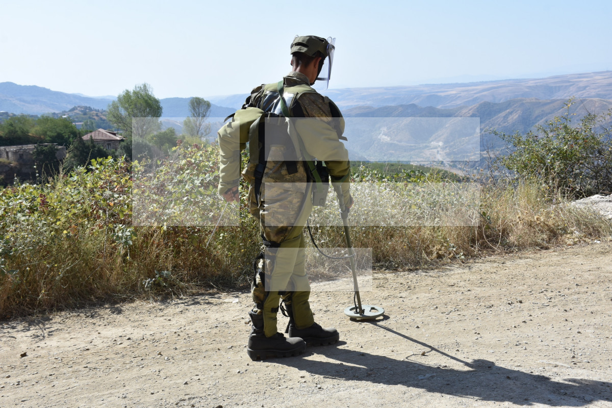 Mine clearance operations underway in city of Lachin and surrounding areas-PHOTOLENT 