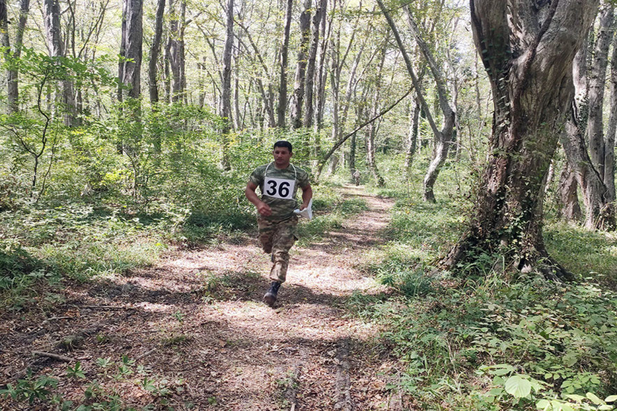 Azerbaijan's MoD: An orienteering competition was held among the servicemen-PHOTO 