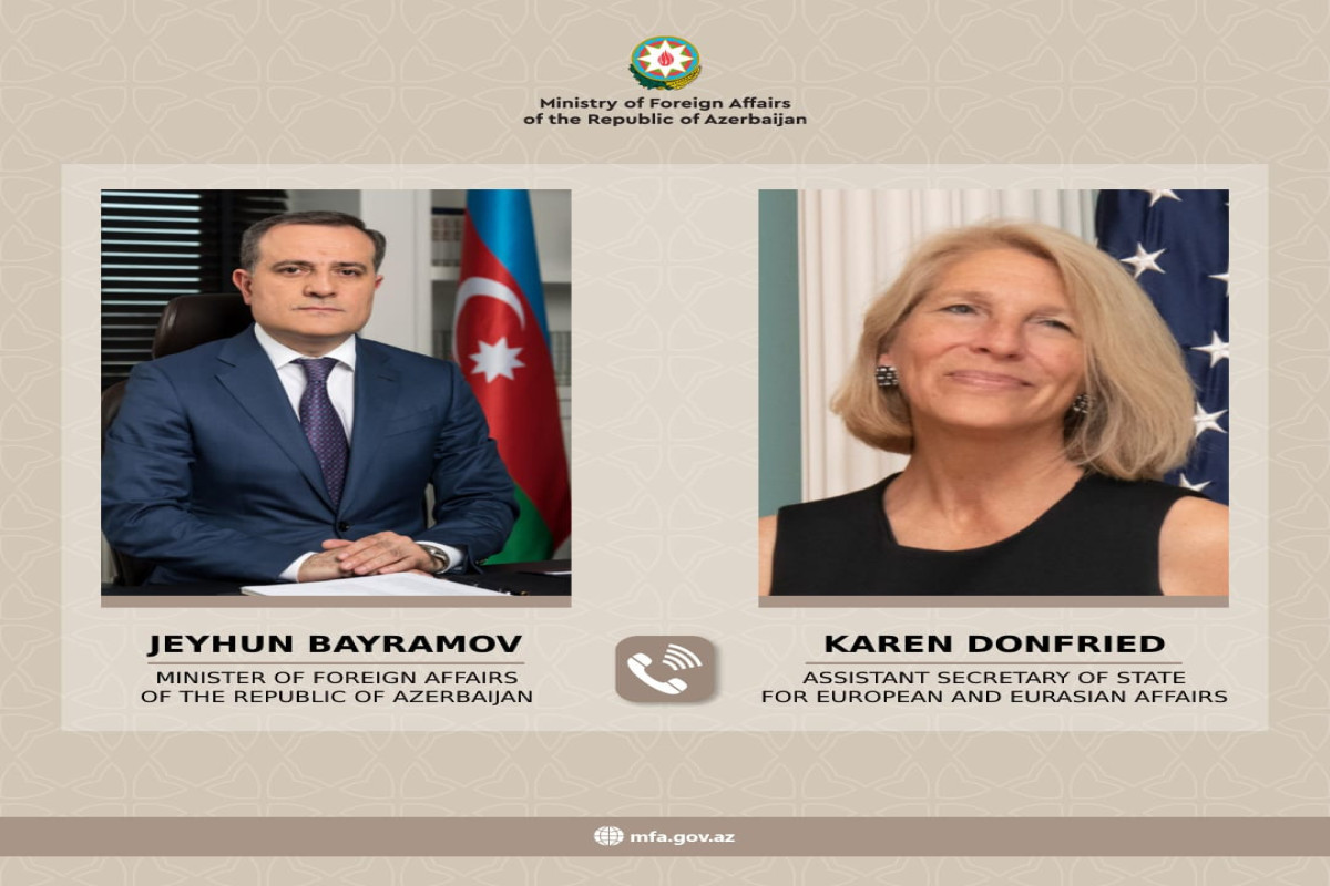 Azerbaijan's Minister of Foreign Affairs and Assistant Secretary of State hold phone talk