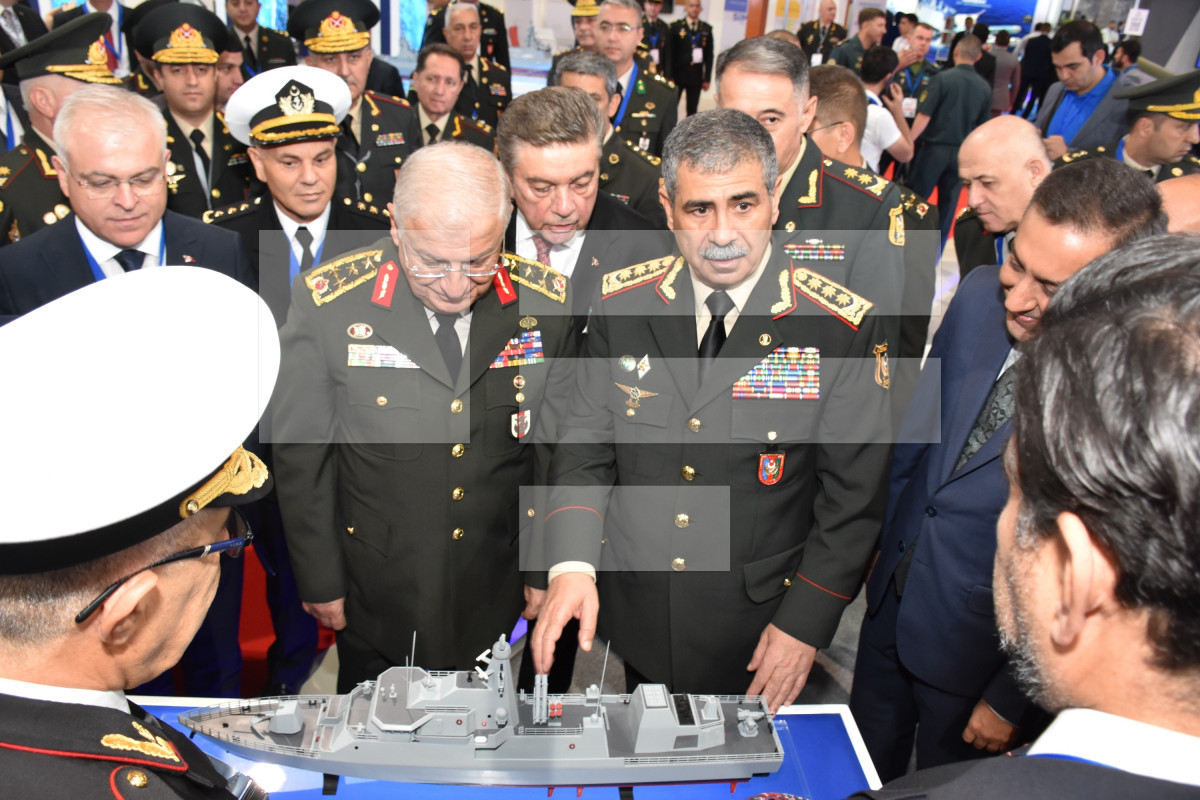Azerbaijan's Defense Minister and Turkish Chief of Staff attending ADEX Exhibition-PHOTO 