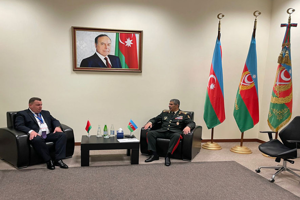 Azerbaijan discusses military cooperation with Belarus and Kazakhstan-PHOTO 