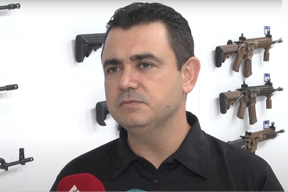 Hakan Ozadali, the sales manager of the Turkish company Sarsılmaz
