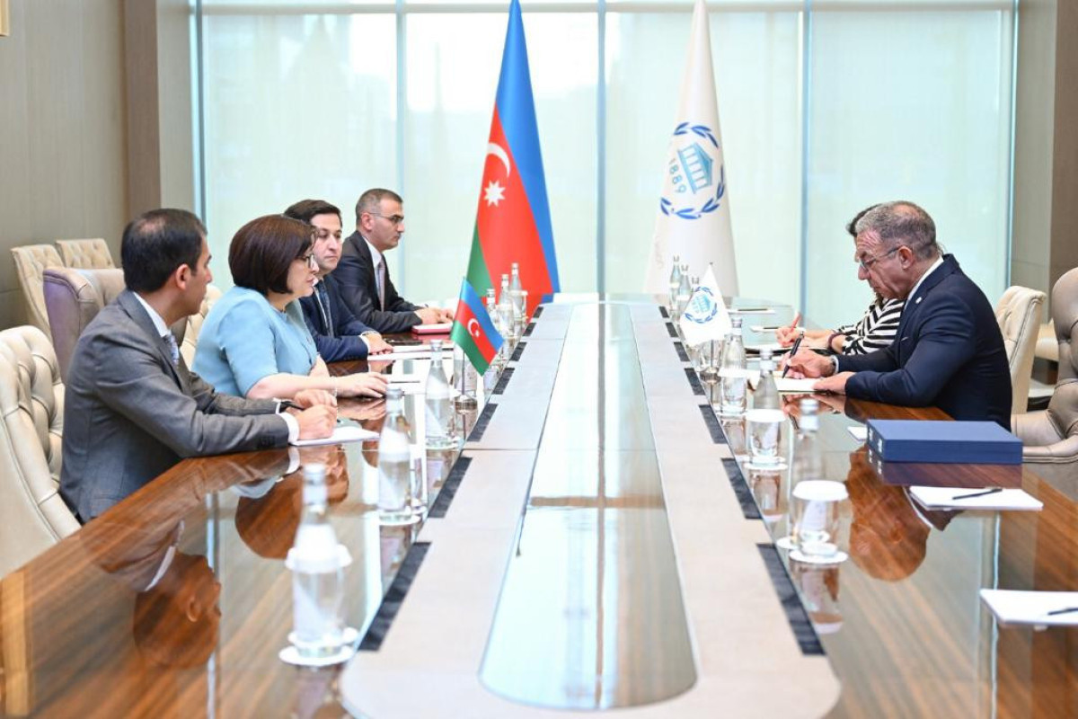 Chair of Milli Majlis Sahiba Gafarova Meets President of Inter-Parliamentary Union-PHOTO 