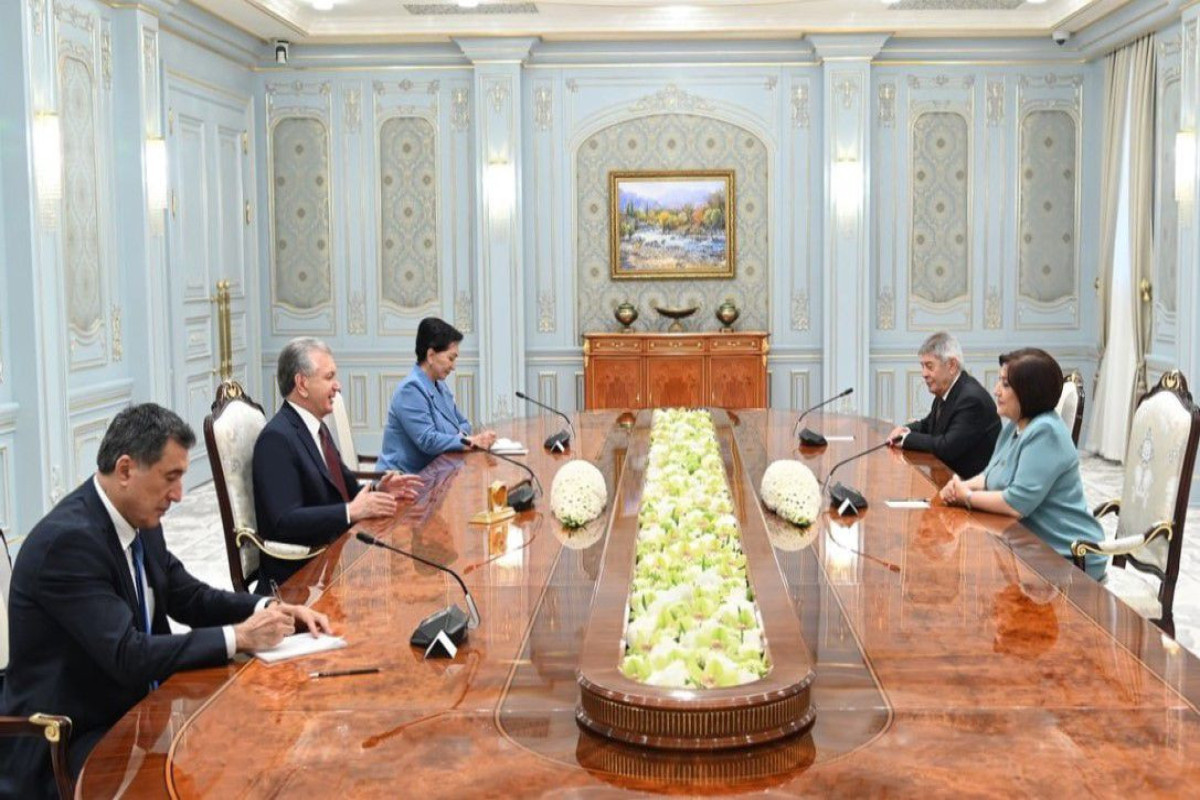 Speaker of Azerbaijani Parliament meets Uzbekistan’s President