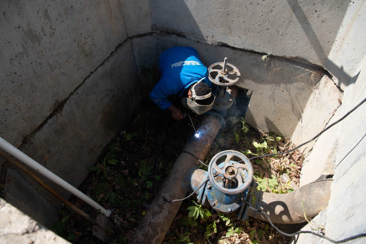 Work starts to restore sustainable water supply of Lachin city-PHOTO 