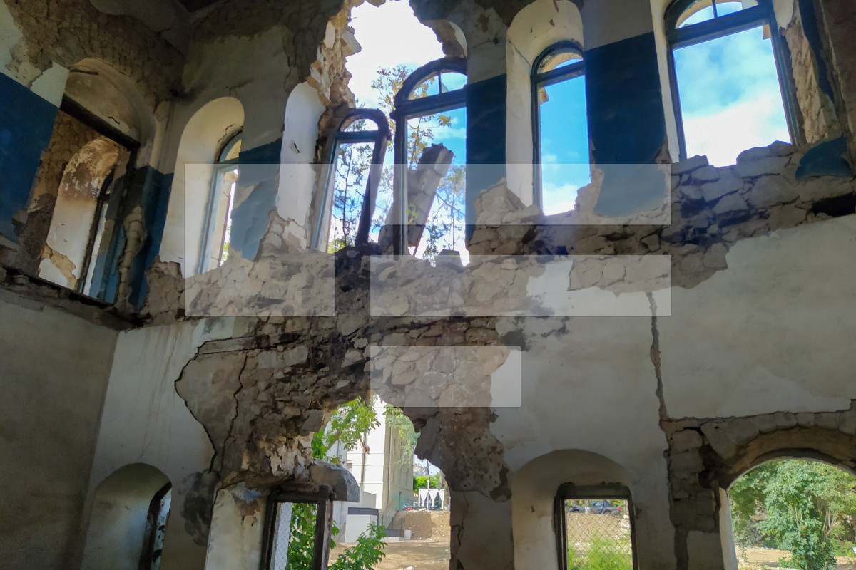 Monuments destroyed by Armenians in Shusha-PHOTOLENT