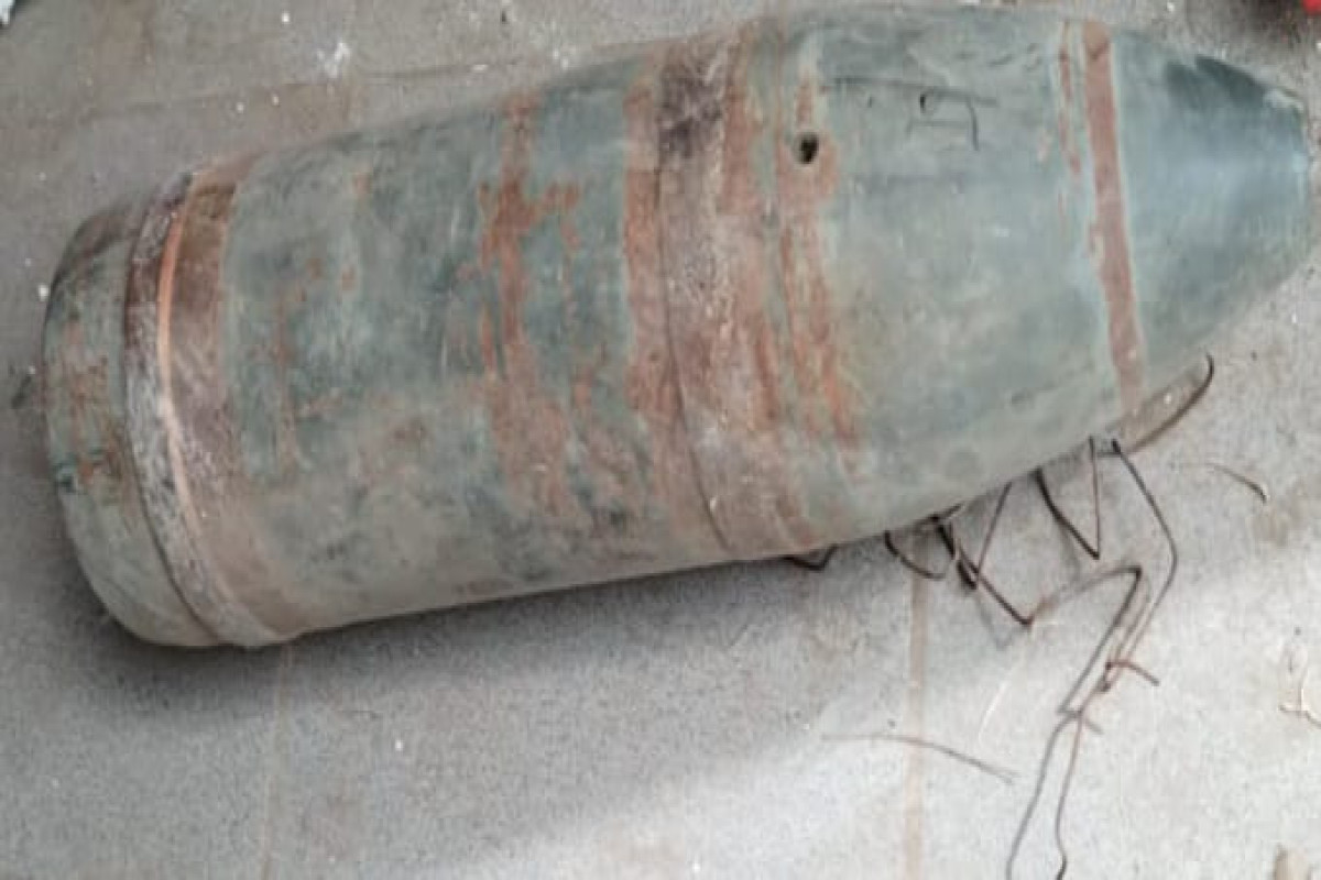 Artillery shell was found in Azerbaijan's Lachin-PHOTO 