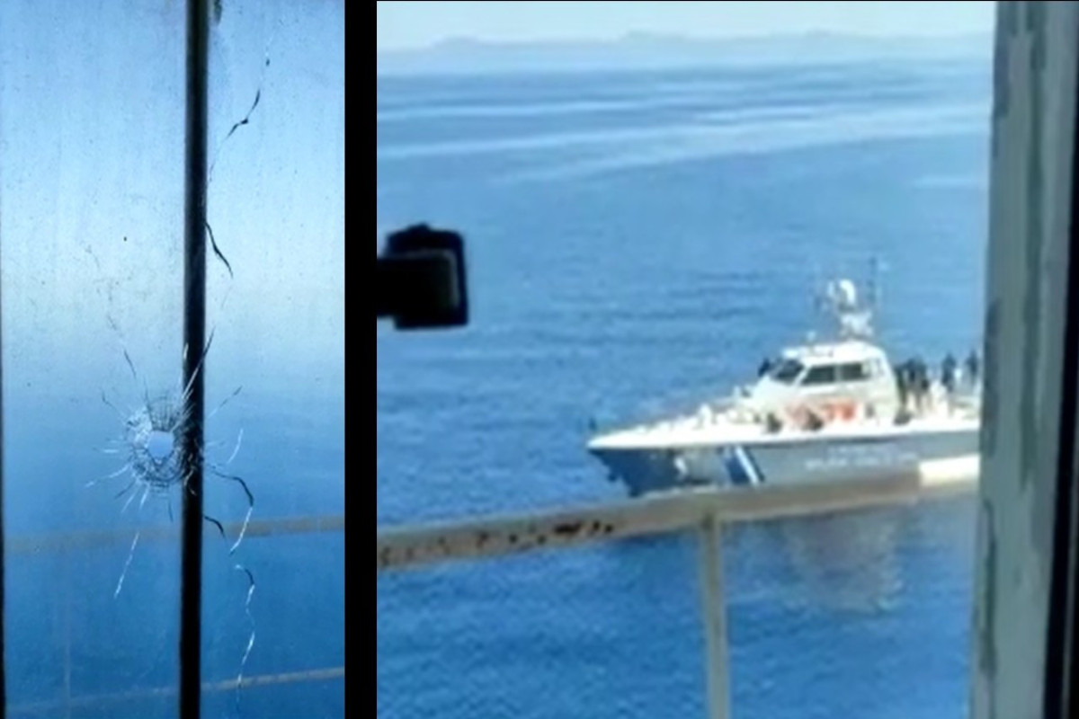Turkish ship Azerbaijanis on board, which was fired by Greece, arrives in Istanbul