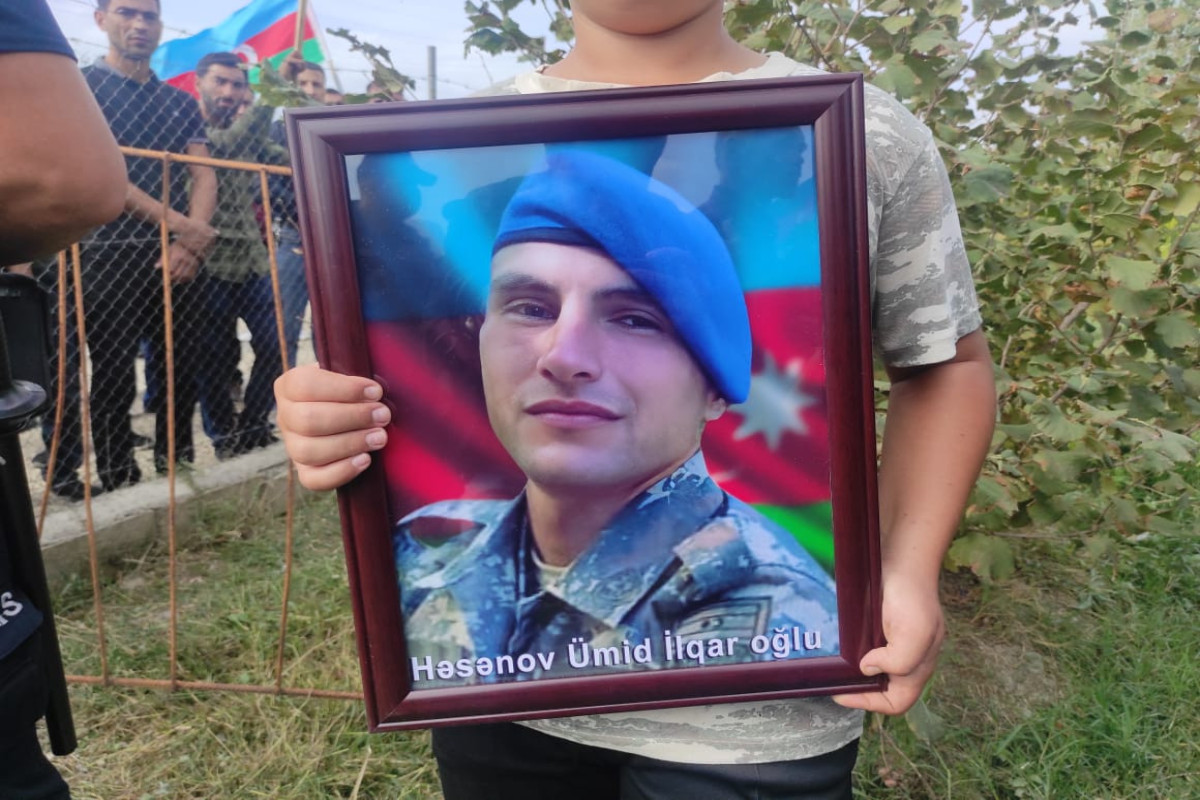 Umid Ilgar oglu Hasanov, a military serviceman of the Azerbaijan Army 