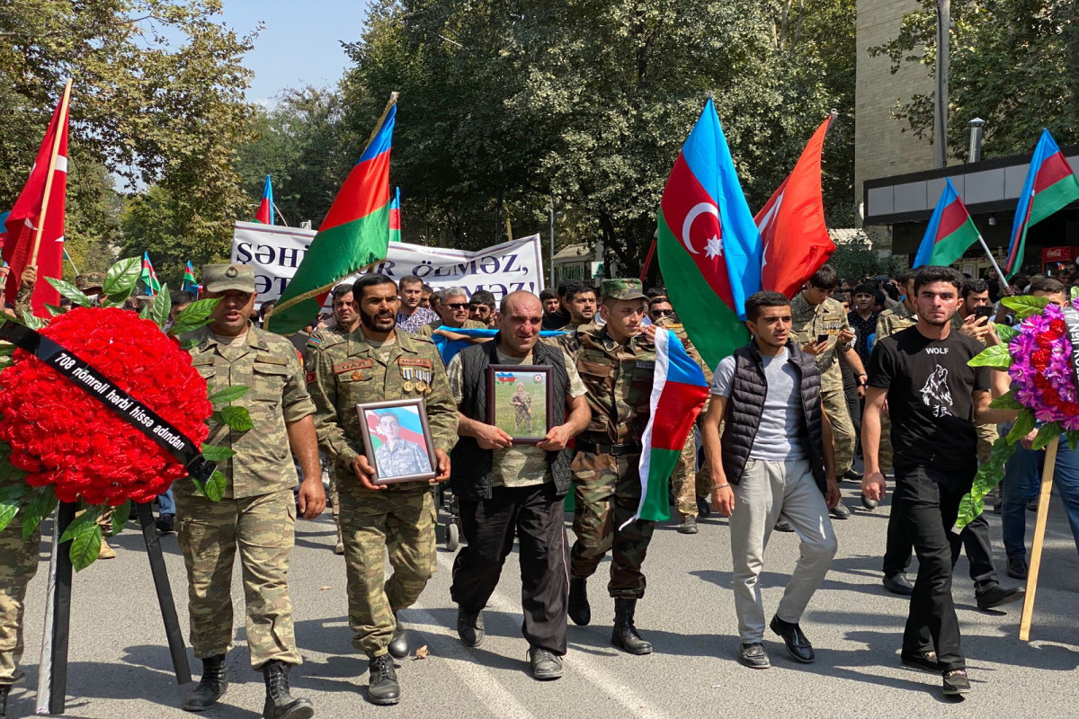 Martyr from Azerbaijan's Mingachevir laid to rest-PHOTO 