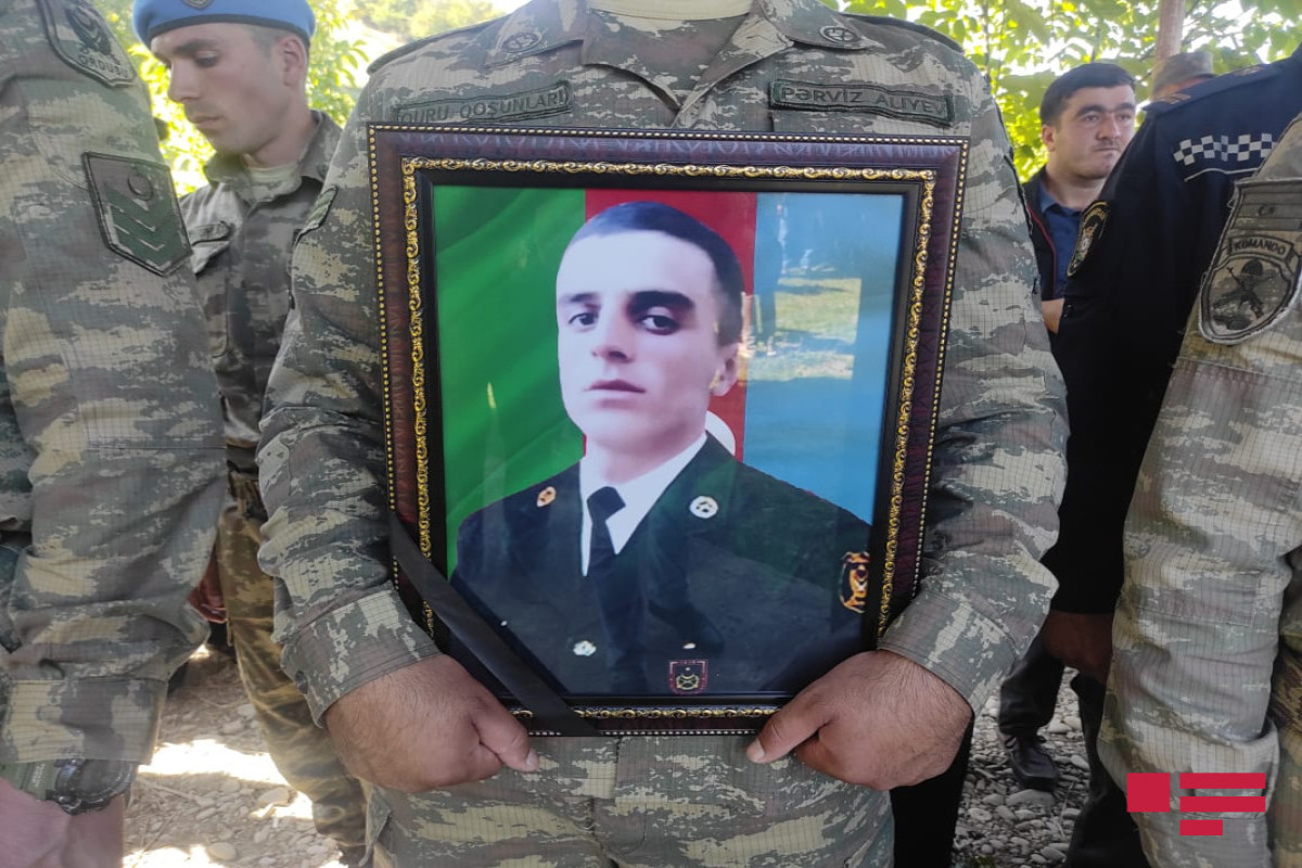 Martyr Shair Heydarov laid to rest in Gusar -PHOTO 