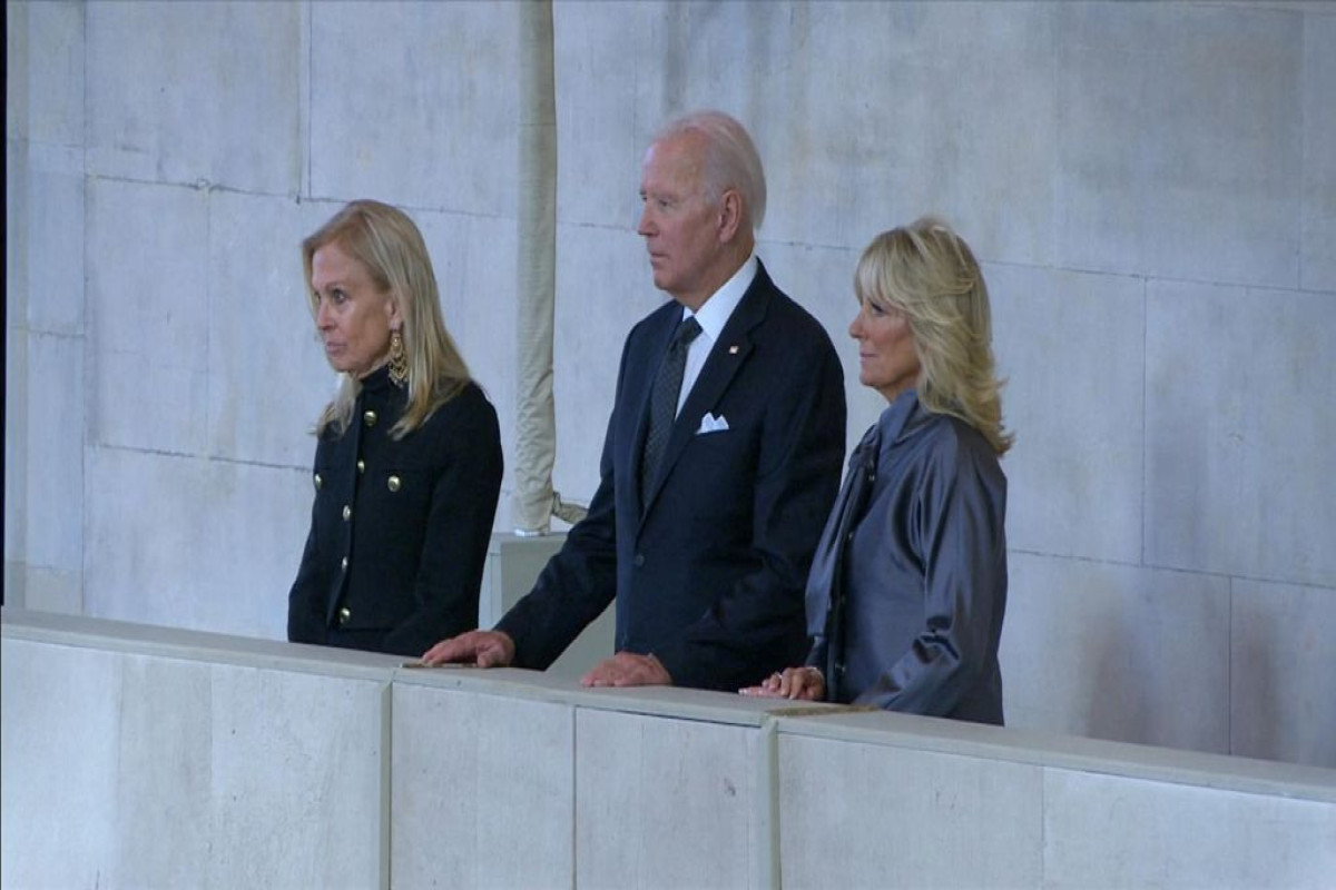 Biden pays respects to 'honourable' Queen Elizabeth before funeral