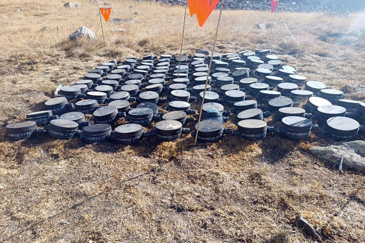 Azerbaijan's MoD detects landmines buried in Lachin to commit a provocation -PHOTO 