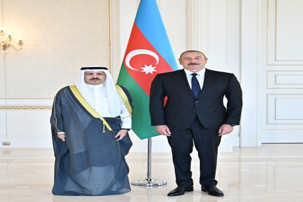 President Ilham Aliyev received credentials of incoming ambassador of Kuwait