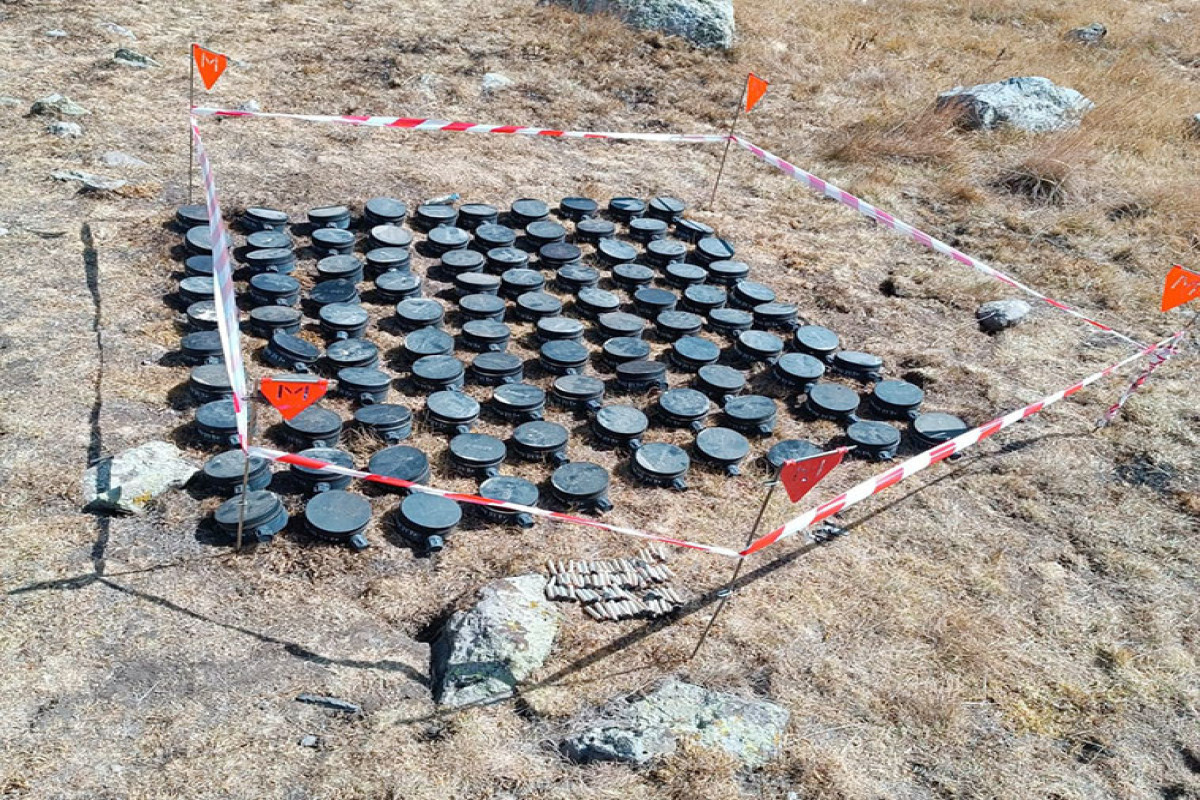 Azerbaijan's MoD neutralized another 100 landmines in Lachin buried by Armenians-PHOTO 