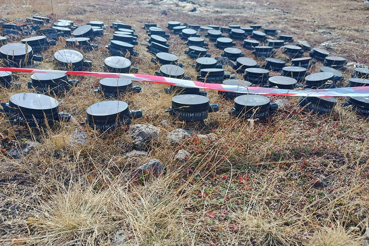 Azerbaijan's MoD neutralized another 90 mines buried by Armenians in Lachin -PHOTO 