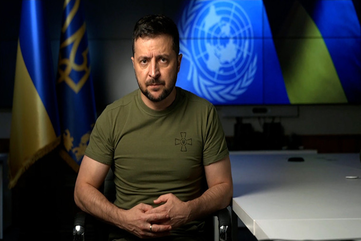 Ukrainian President Volodymyr Zelensky
