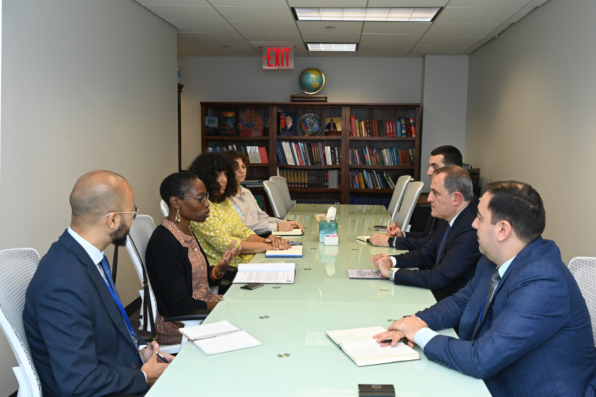 Minister of Foreign Affairs of the Republic of Azerbaijan Jeyhun Bayramov has met with President and Executive Director of the International Crisis Group Comfort Ero