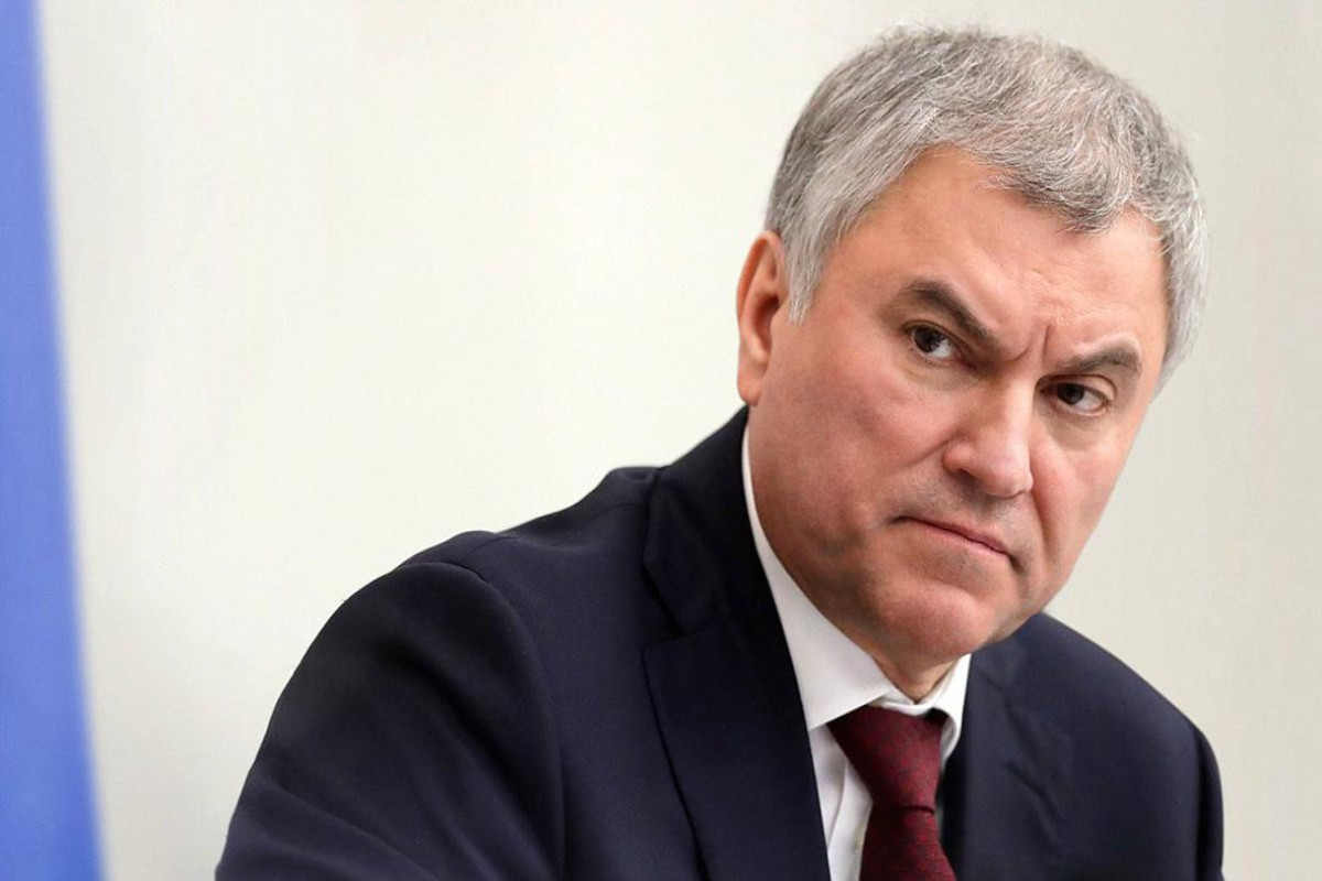 Vyacheslav Volodin, speaker of the State Duma