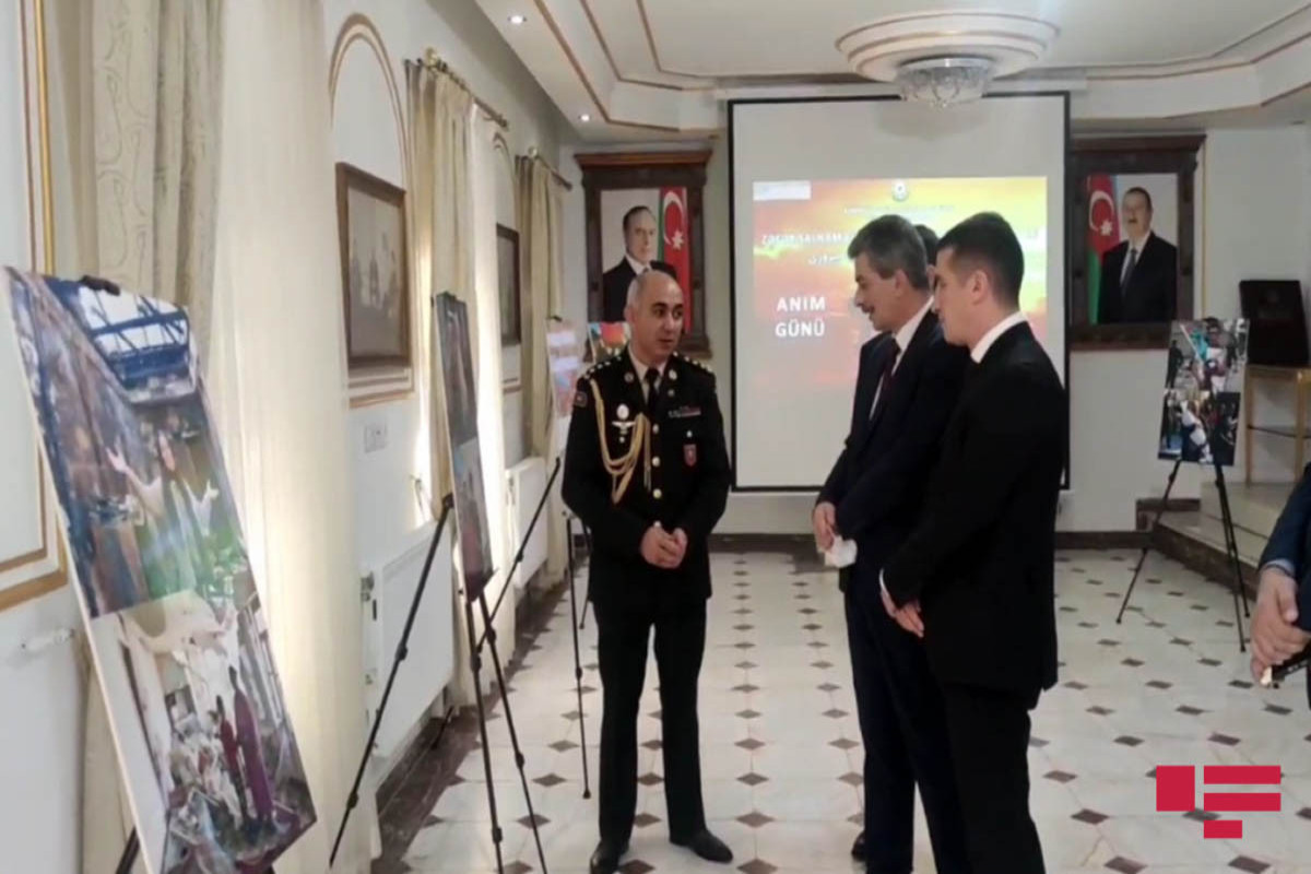 Exhibition held in Azerbaijani Embassy in Iran regarding the Day of Remembrance