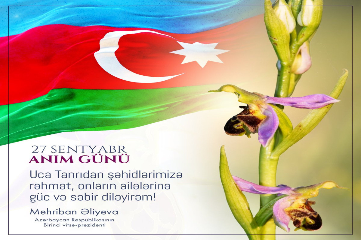 First Vice-President Mehriban Aliyeva makes a post on the Day of Remembrance