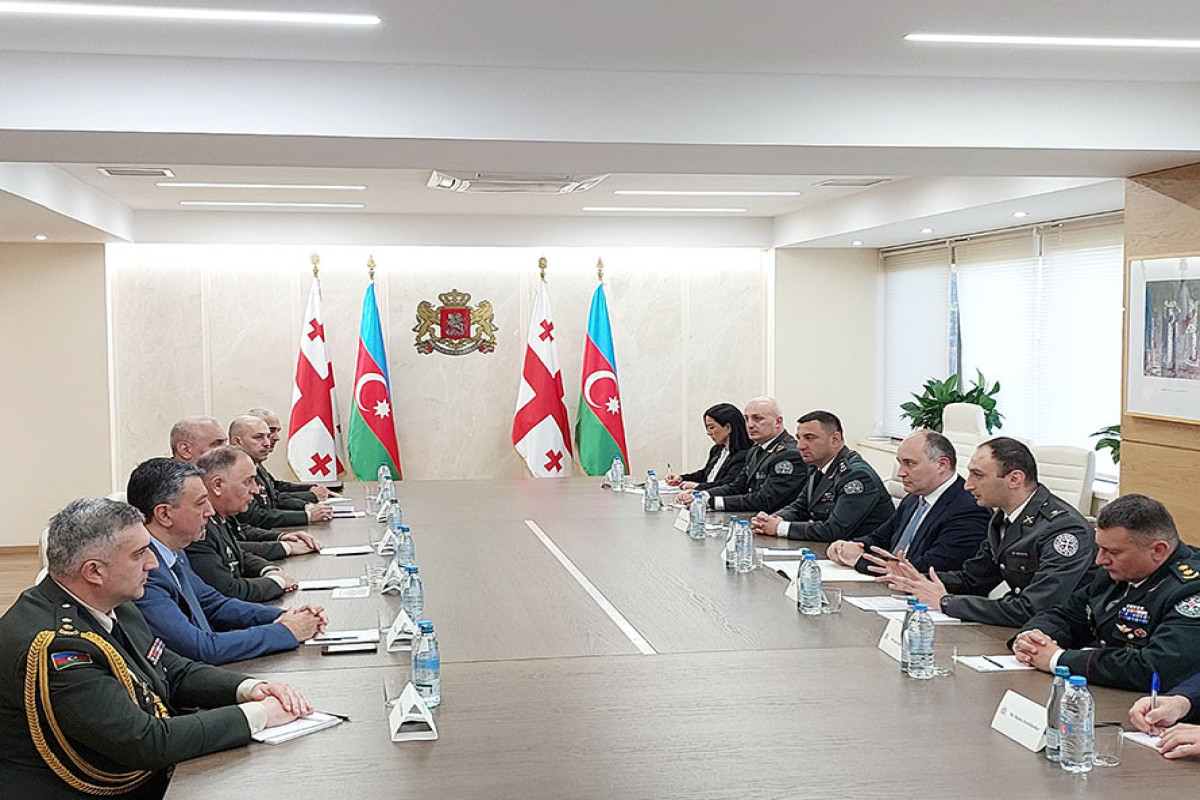 Chief of the General Staff of the Azerbaijan Army met with the Georgian Defense Minister-PHOTO 